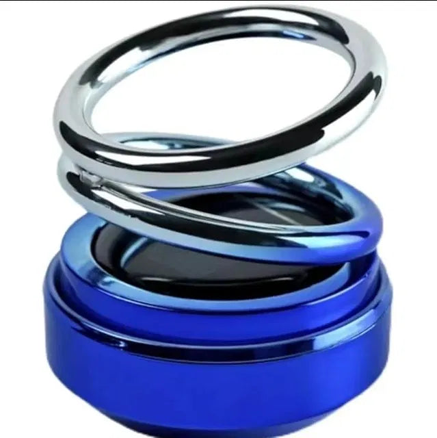 Metallic Double Spring Solar Perfume! Enjoy fresh scent and style with the Solar Rotating Dashboard