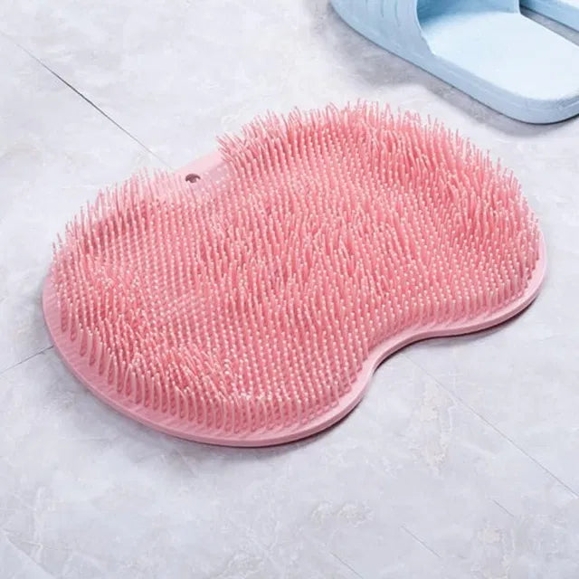 Foot & Back Shower Scrubber Silicone Bath Massage Pad