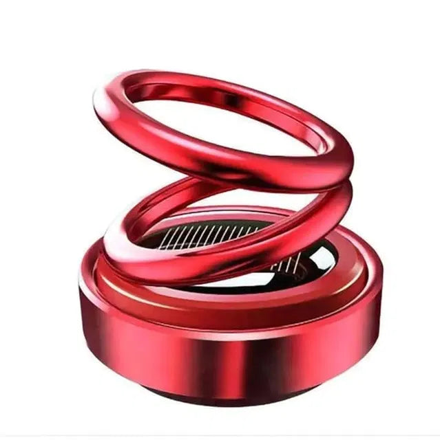 Metallic Double Spring Solar Perfume! Enjoy fresh scent and style with the Solar Rotating Dashboard